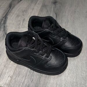 Nike Air Force Toddler All-Black Sneakers